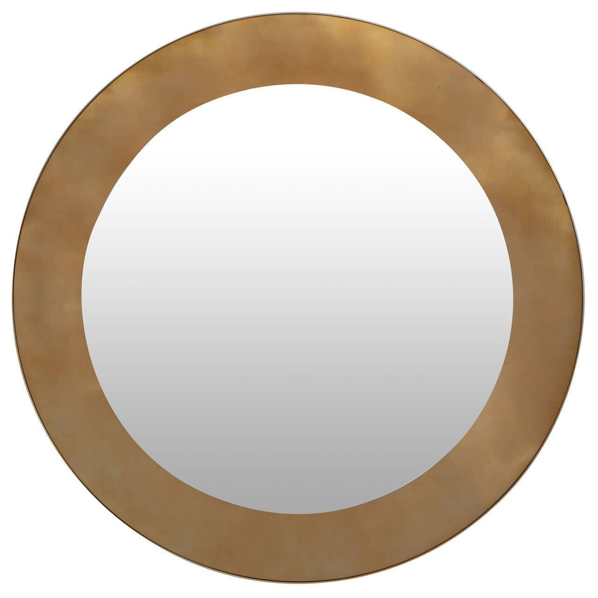 Noosa & Co. Mirrors Grenoble Brushed Gold Round Wall Mirror House of Isabella UK