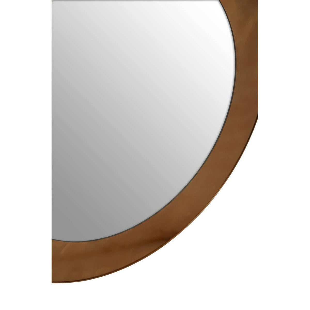 Noosa & Co. Mirrors Grenoble Brushed Gold Round Wall Mirror House of Isabella UK