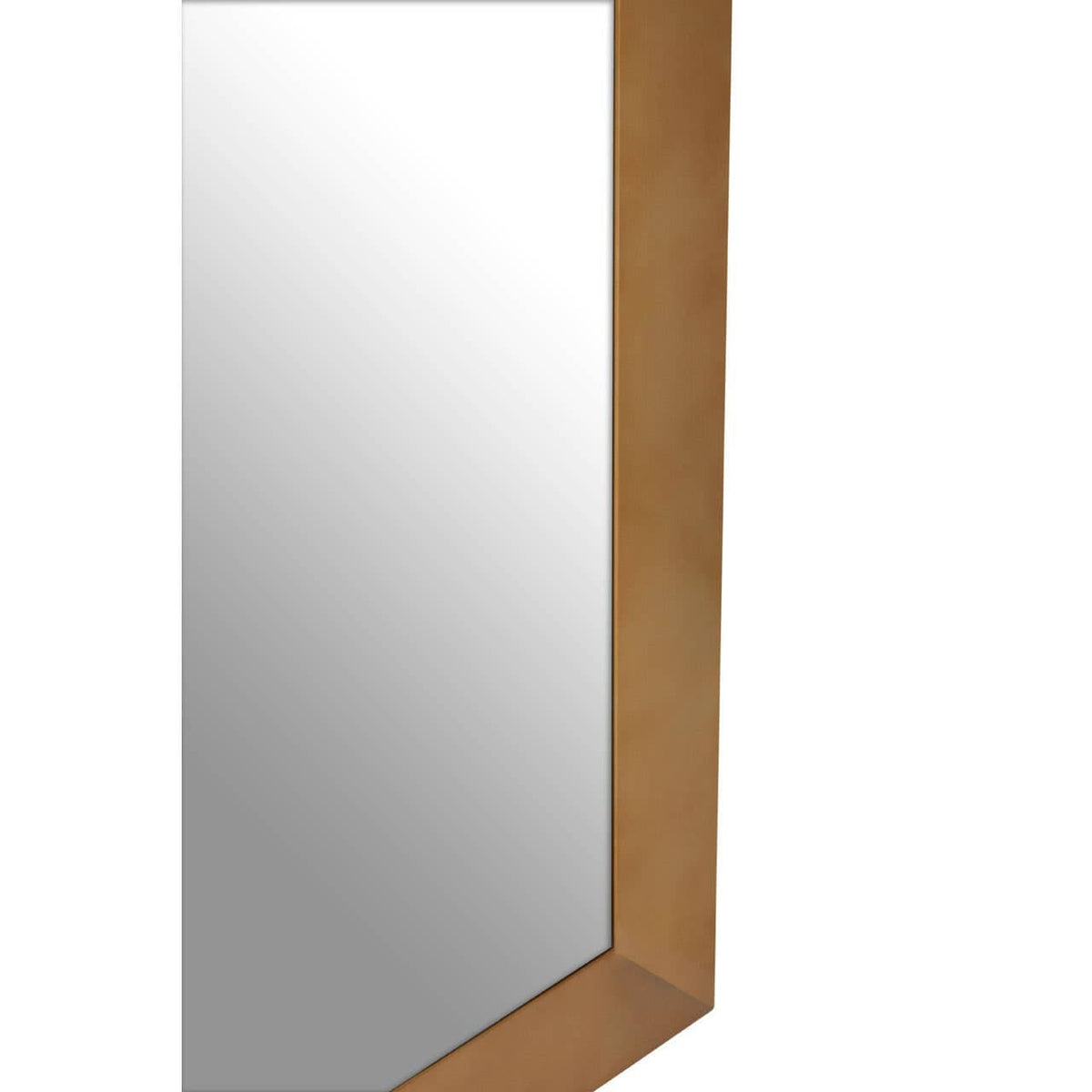 Noosa & Co. Mirrors Grenoble Gold Finish Rectangular Wall Mirror House of Isabella UK