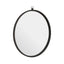 Noosa & Co. Mirrors Jacen Black Metal Frame Round Wall Mirror House of Isabella UK
