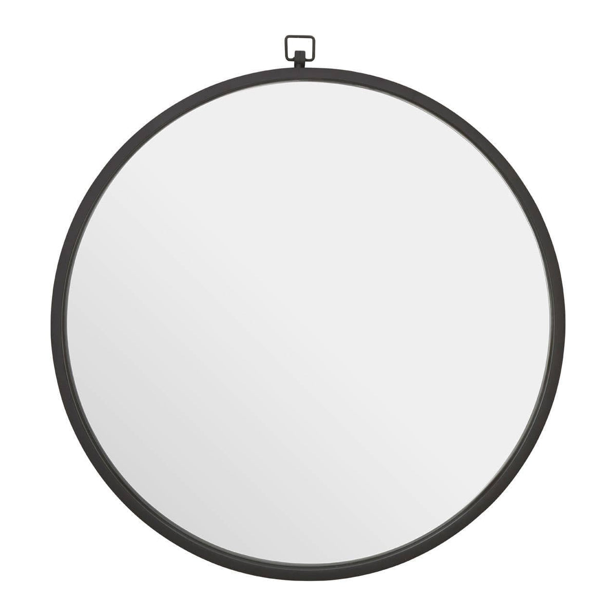 Noosa & Co. Mirrors Jacen Black Metal Frame Round Wall Mirror House of Isabella UK