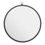 Noosa & Co. Mirrors Jacen Black Metal Frame Round Wall Mirror House of Isabella UK