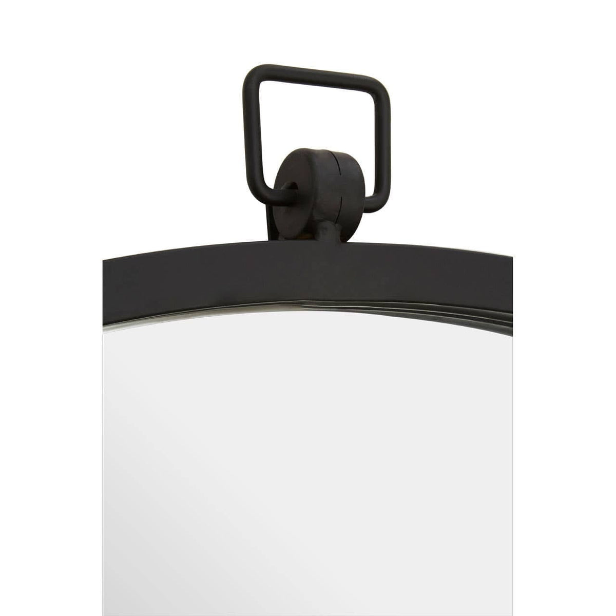 Noosa & Co. Mirrors Jacen Black Metal Frame Round Wall Mirror House of Isabella UK