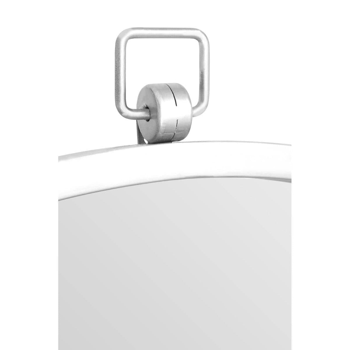 Noosa & Co. Mirrors Jacen Silver Metal Frame Round Wall Mirror House of Isabella UK