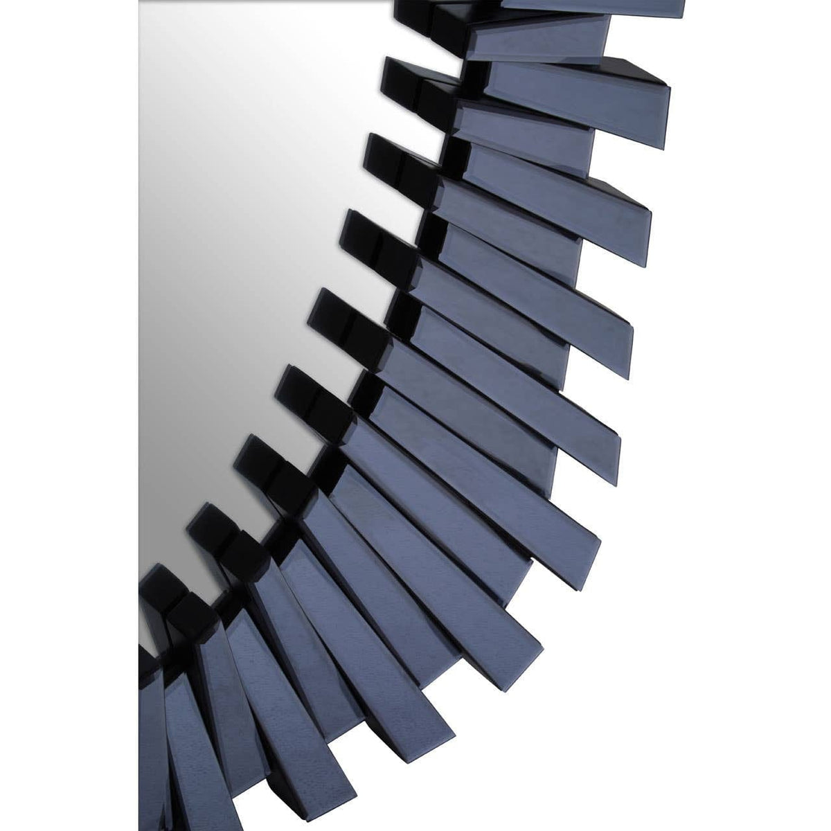 Noosa & Co. Mirrors Jade Grey Rectangular Sunburst Wall Mirror House of Isabella UK