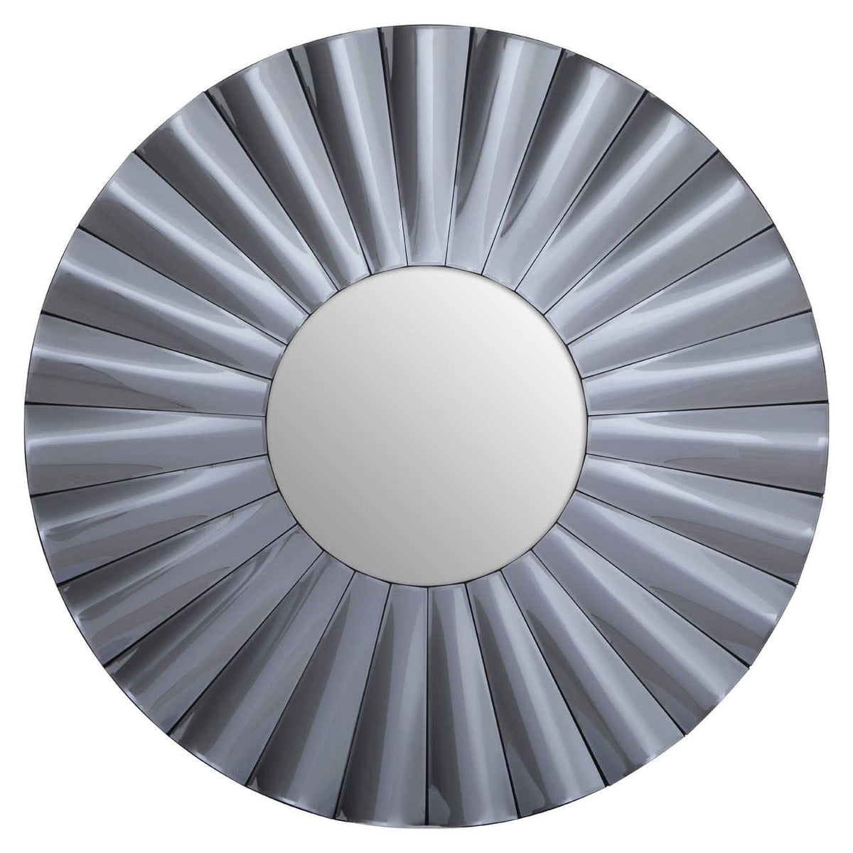 Noosa & Co. Mirrors Jade Round Grey Wall Mirror House of Isabella UK