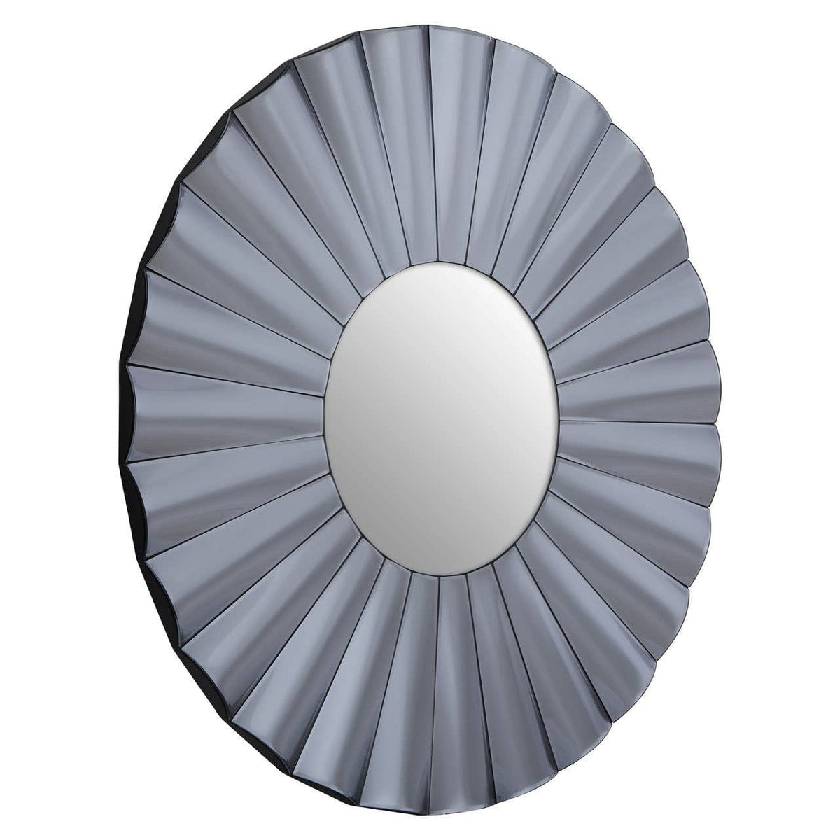 Noosa & Co. Mirrors Jade Round Grey Wall Mirror House of Isabella UK