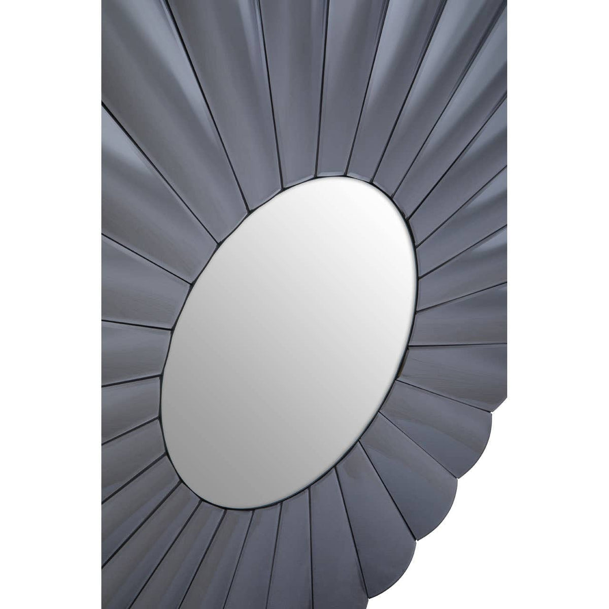 Noosa & Co. Mirrors Jade Round Grey Wall Mirror House of Isabella UK