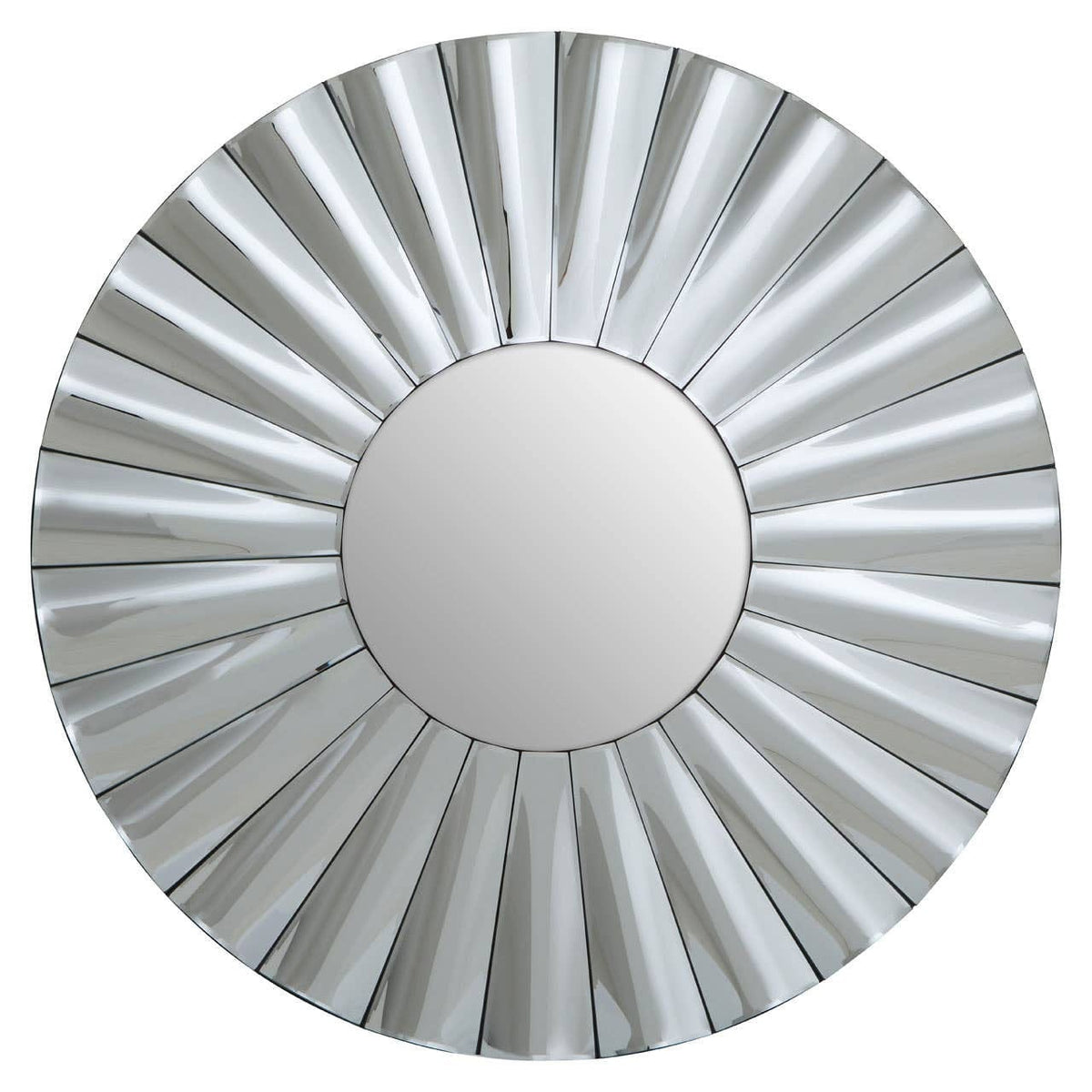 Noosa & Co. Mirrors Jade Round Silver Wall Mirror House of Isabella UK