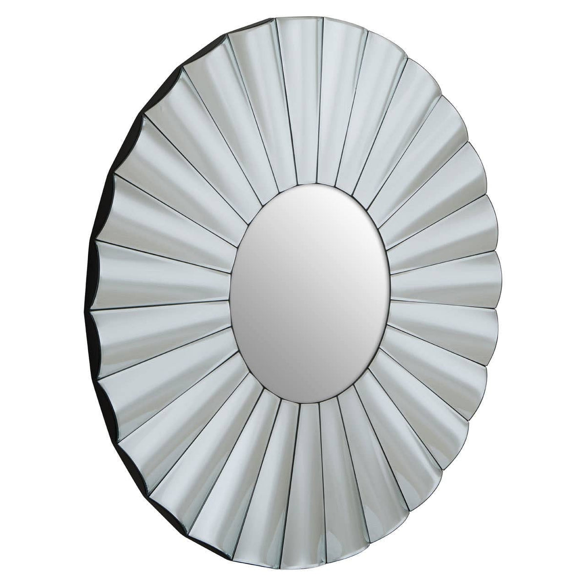 Noosa & Co. Mirrors Jade Round Silver Wall Mirror House of Isabella UK