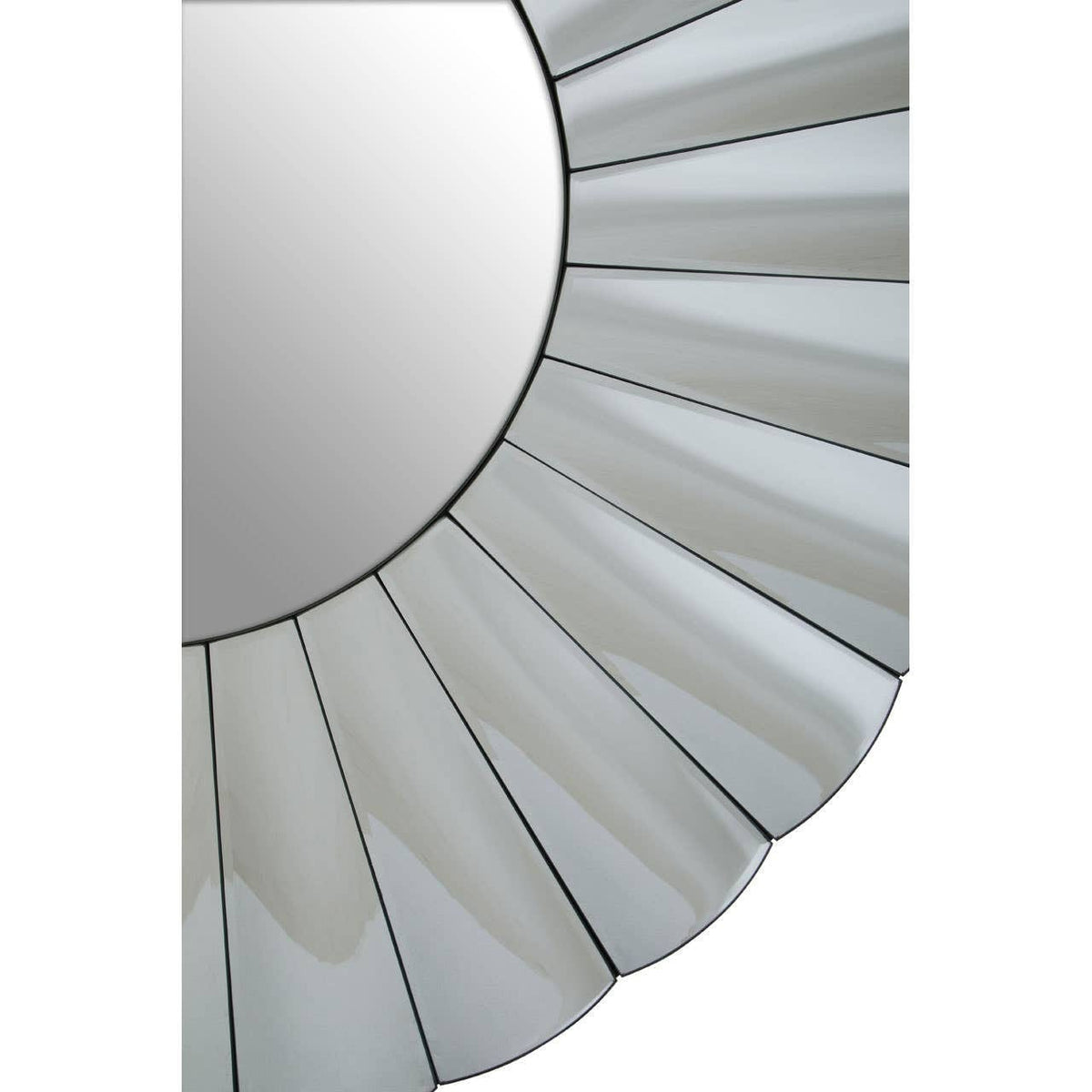 Noosa & Co. Mirrors Jade Round Silver Wall Mirror House of Isabella UK