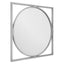 Noosa & Co. Mirrors Jair Silver Metal Frame Square Wall Mirror House of Isabella UK