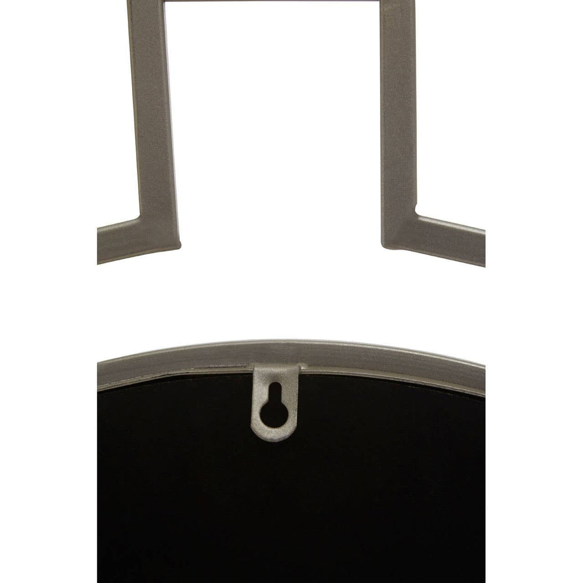 Noosa & Co. Mirrors Jalal Silver Metal Frame Round Wall Mirror House of Isabella UK