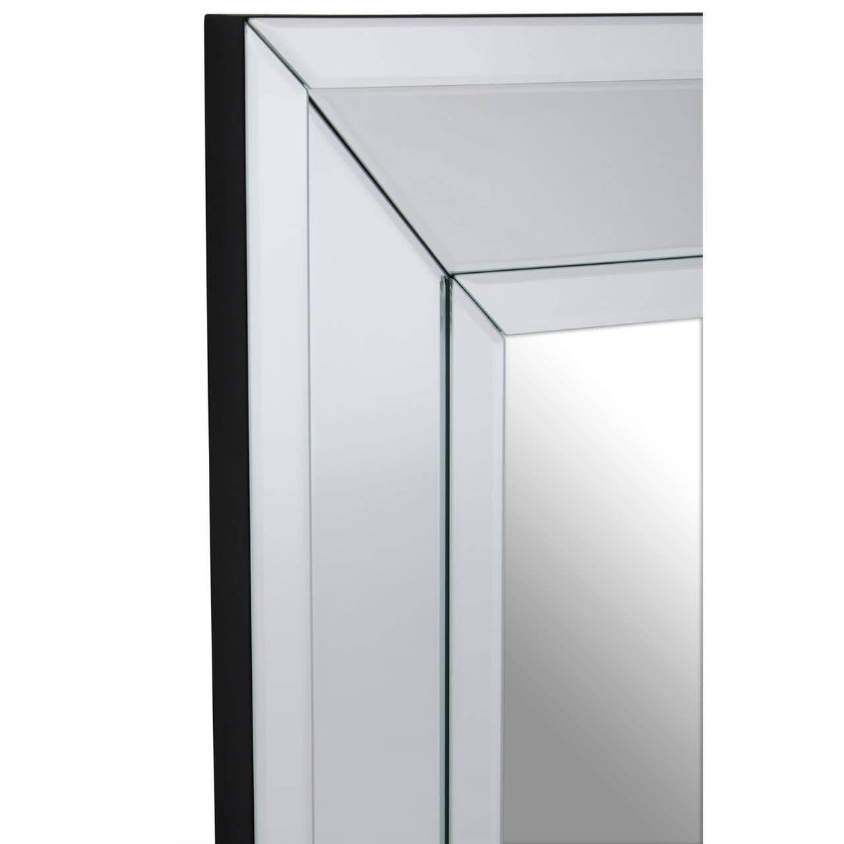 Noosa & Co. Mirrors Jensen Rectangular Silver Wall Mirror House of Isabella UK