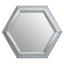 Noosa & Co. Mirrors Josie Silver Hexagon Wall Mirror House of Isabella UK