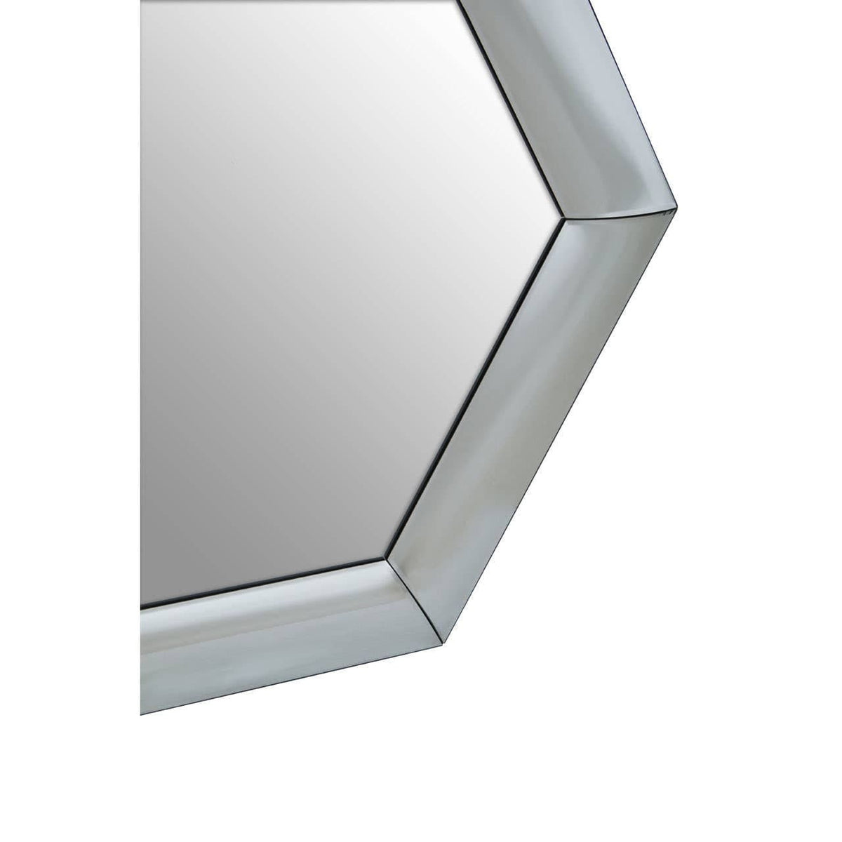 Noosa & Co. Mirrors Josie Silver Hexagon Wall Mirror House of Isabella UK