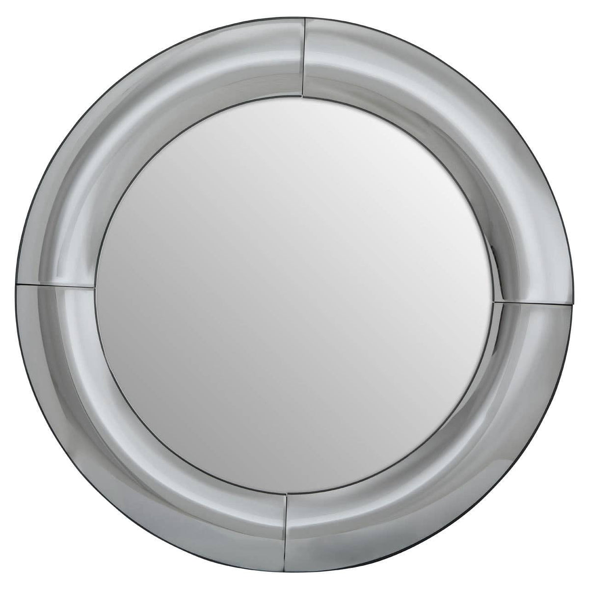 Noosa & Co. Mirrors Josie Silver Round Wall Mirror House of Isabella UK