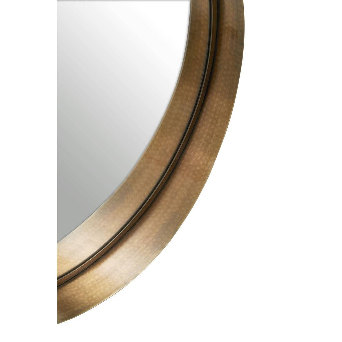 Noosa & Co. Mirrors Leonov Medium Gold Finish Wall Mirror House of Isabella UK