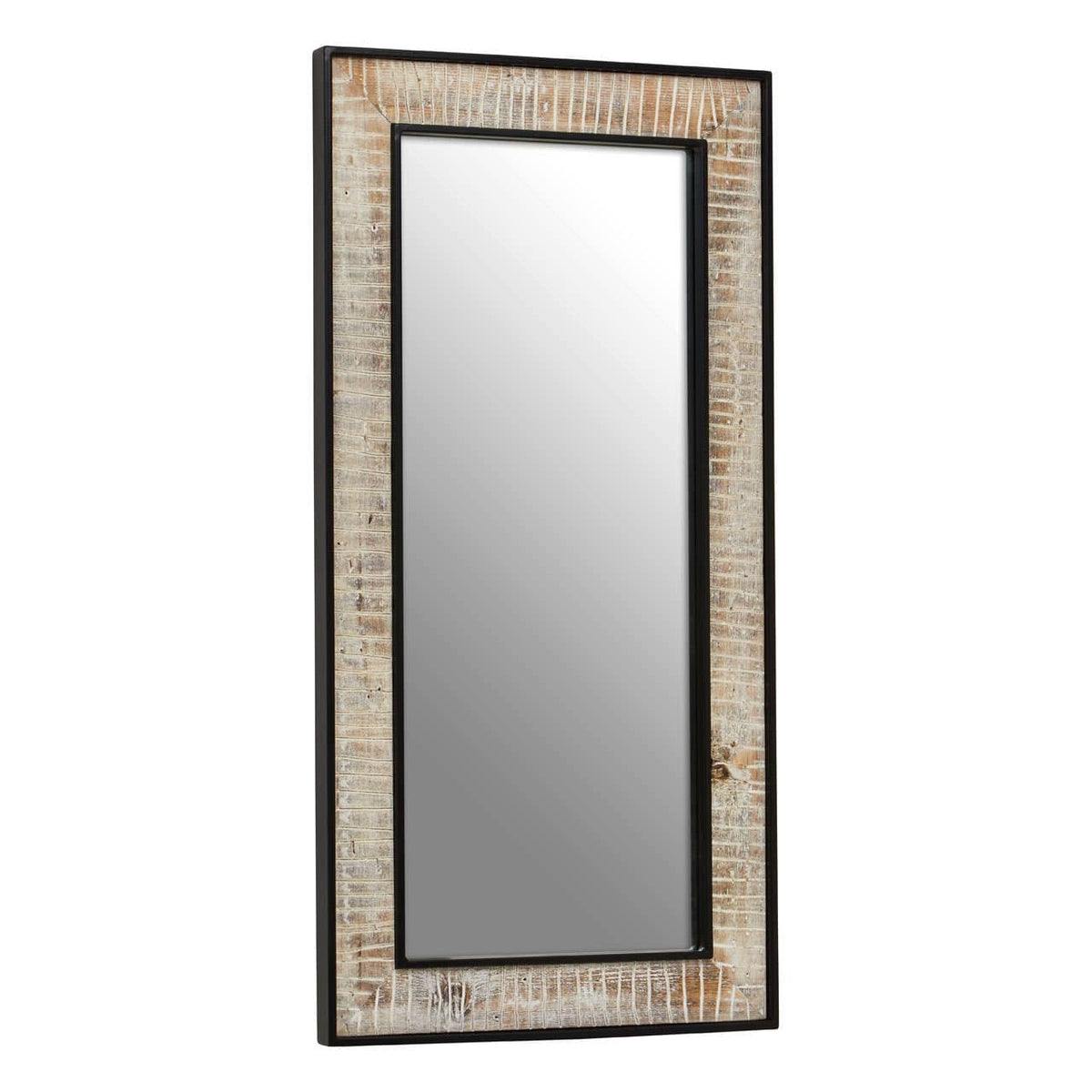 Noosa & Co. Mirrors Luxor Recycled Wood Rectangular Wall Mirror House of Isabella UK