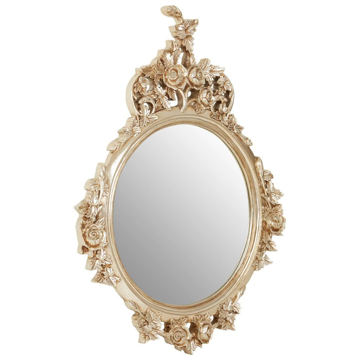 Noosa & Co. Mirrors Marseille Champagne Finish Round Wall Mirror House of Isabella UK