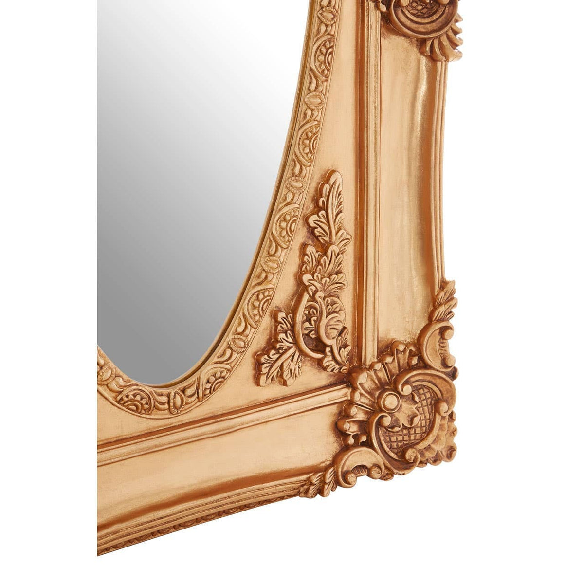 Noosa & Co. Mirrors Marseille Gold Finish Oval Border Wall Mirror House of Isabella UK
