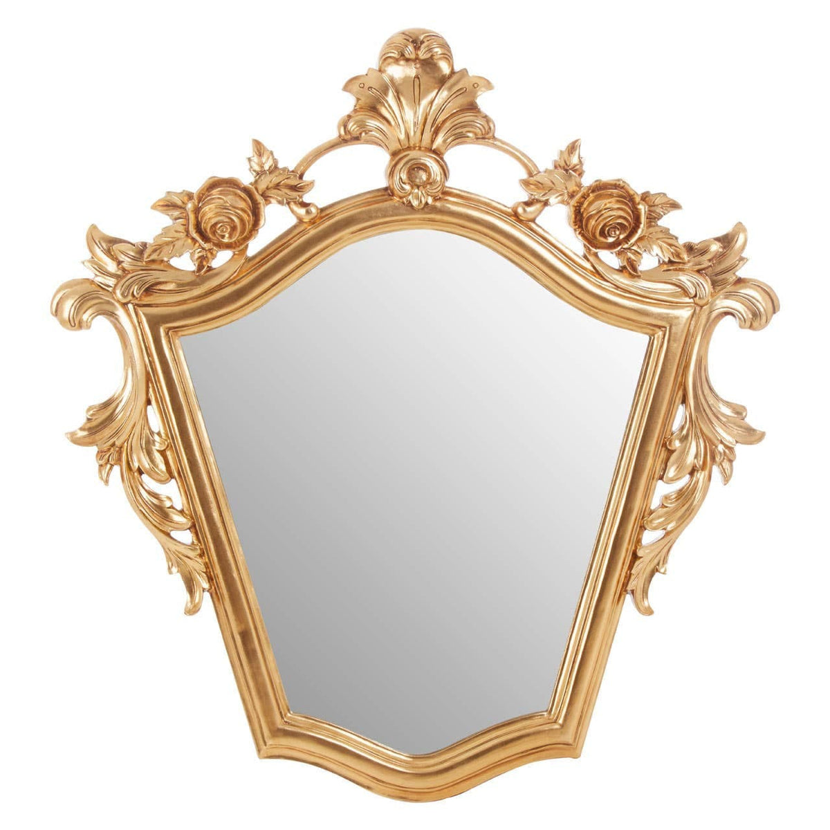 Noosa & Co. Mirrors Marseille Gold Finish Tapered Wall Mirror House of Isabella UK