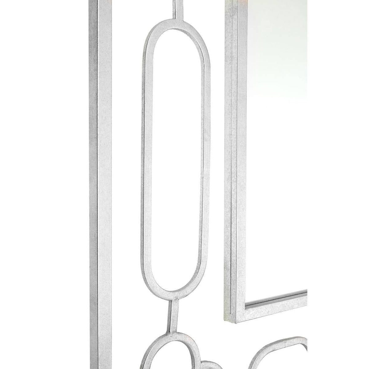 Noosa & Co. Mirrors Merlin Silver Leaf Wall Mirror. House of Isabella UK