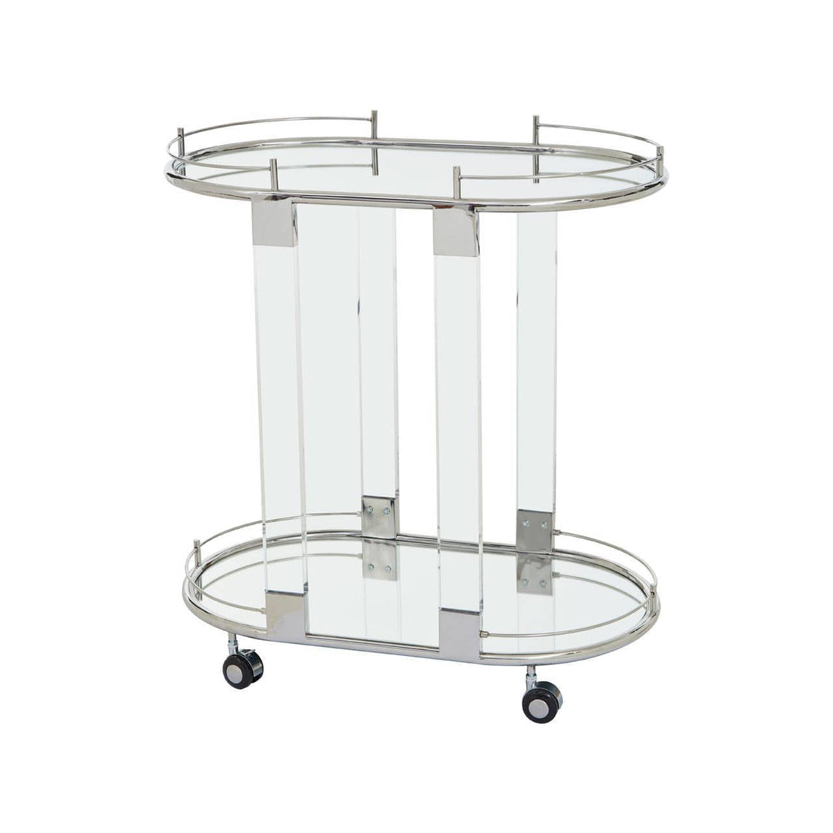 Noosa & Co. Mirrors Oria Oval Mirrored Trolley House of Isabella UK