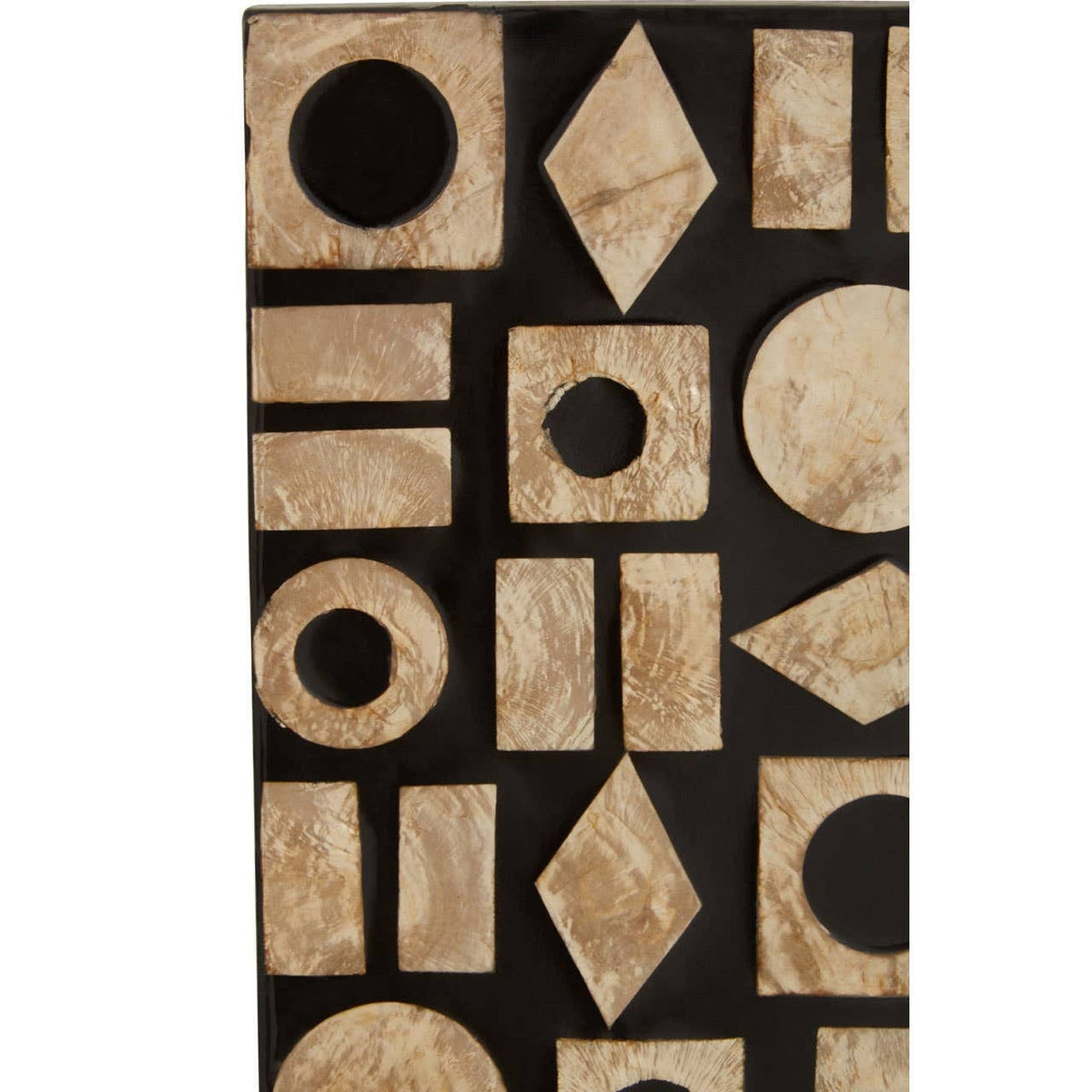 Noosa & Co. Mirrors Palu Black Wall Mirror with Shell Inlay House of Isabella UK