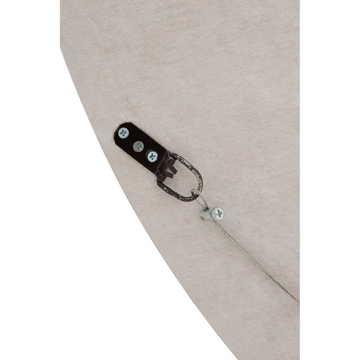 Noosa & Co. Mirrors Palu Round Black Wall Mirror with Shell Inlay House of Isabella UK