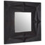 Noosa & Co. Mirrors Sabari Black Finish Square Wall Mirror House of Isabella UK