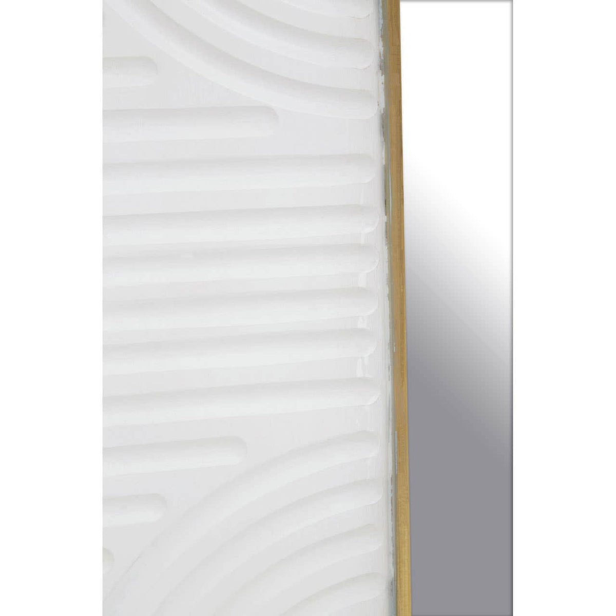 Noosa & Co. Mirrors Saras White Finish Mango Wood Wall Mirror House of Isabella UK