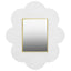 Noosa & Co. Mirrors Saras White Finish Mango Wood Wall Mirror House of Isabella UK