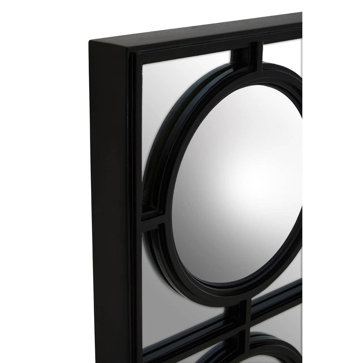 Noosa & Co. Mirrors Telese Black Decorative Wall Mirror House of Isabella UK