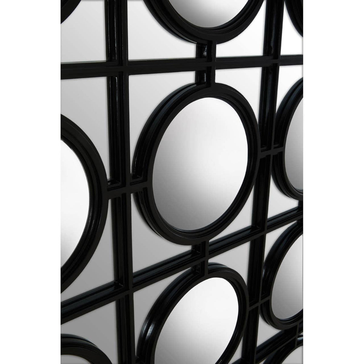 Noosa & Co. Mirrors Telese Black Decorative Wall Mirror House of Isabella UK