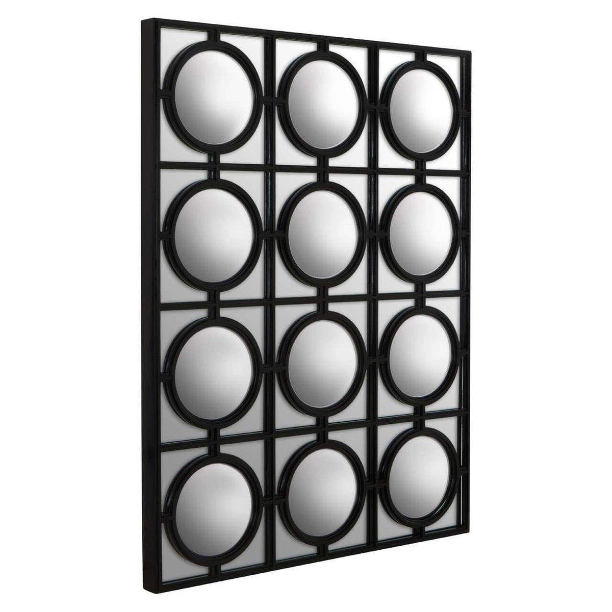 Noosa & Co. Mirrors Telese Black Decorative Wall Mirror House of Isabella UK