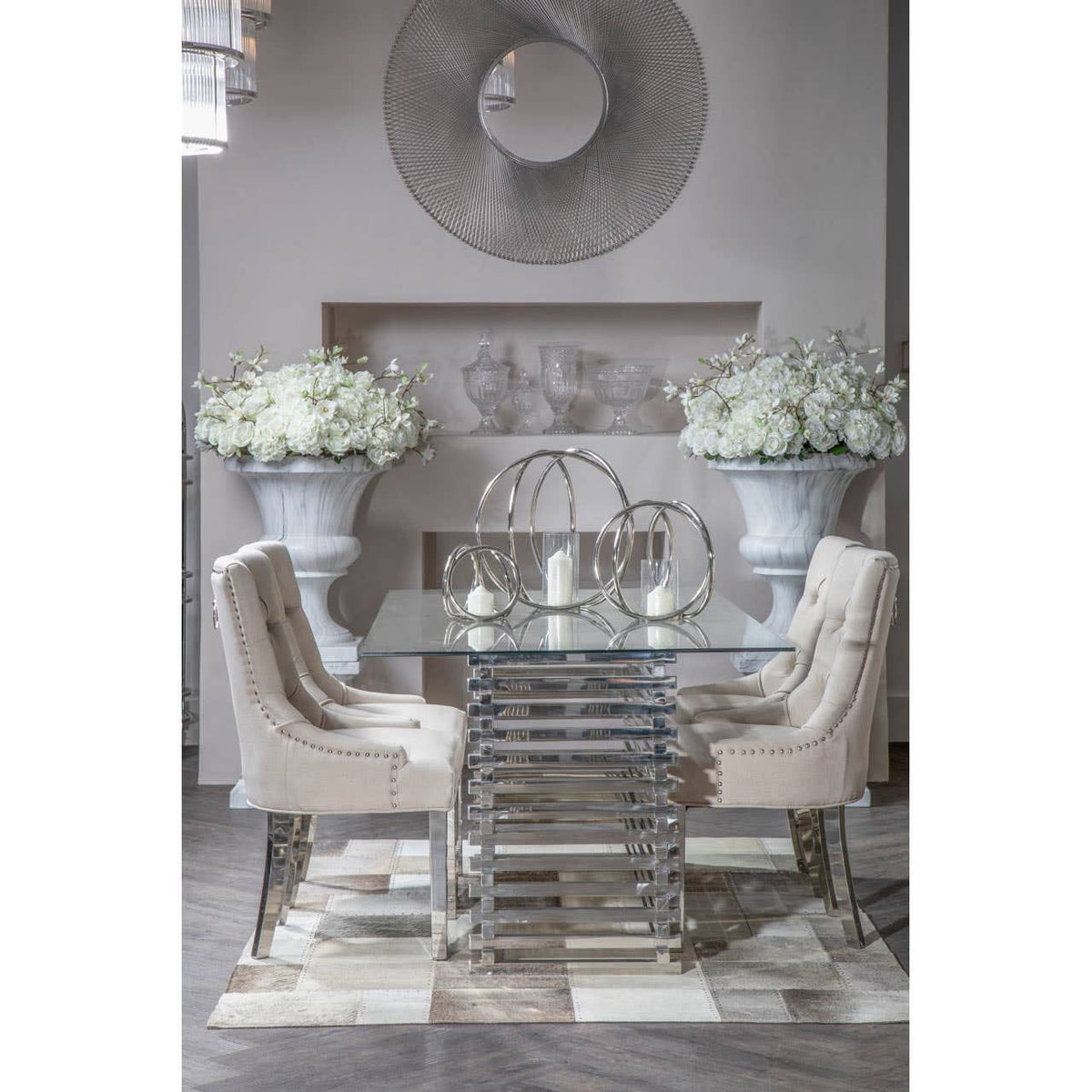 Noosa & Co. Mirrors Templar Large Round Wall Mirror House of Isabella UK