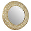 Noosa & Co. Mirrors Templar Pebble Effect Round Wall Mirror House of Isabella UK