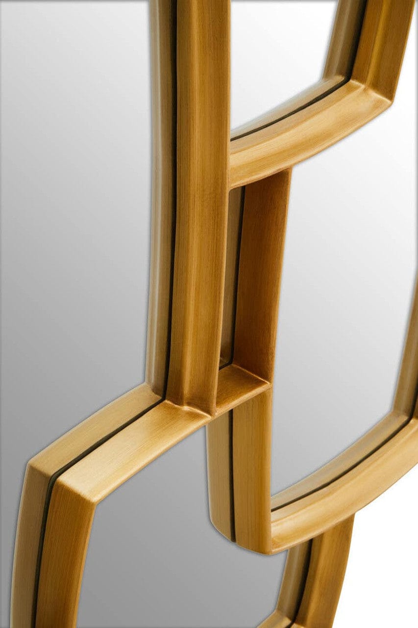 Noosa & Co. Mirrors Terni Gold Finish Wall Mirror House of Isabella UK