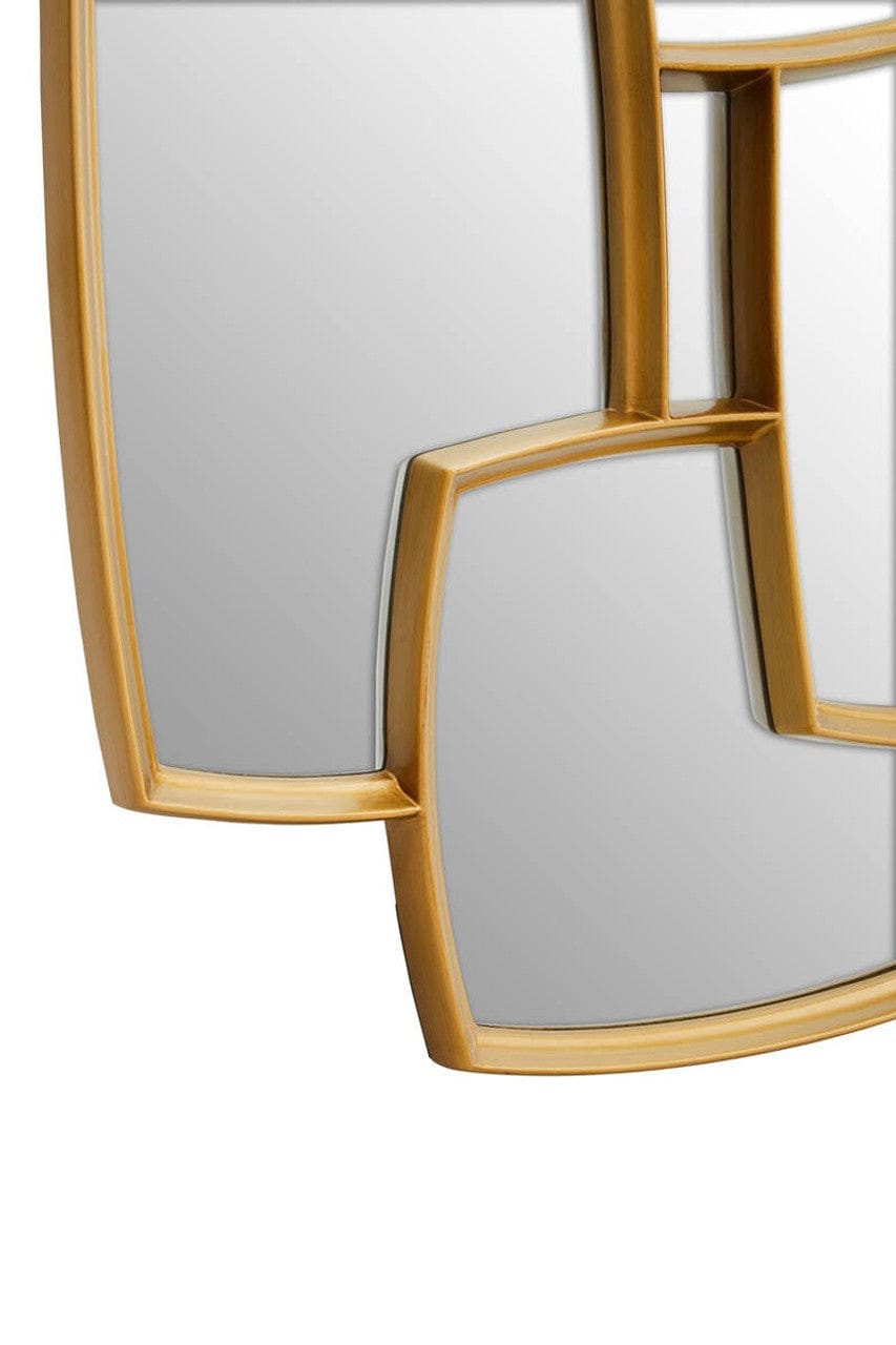 Noosa & Co. Mirrors Terni Gold Finish Wall Mirror House of Isabella UK