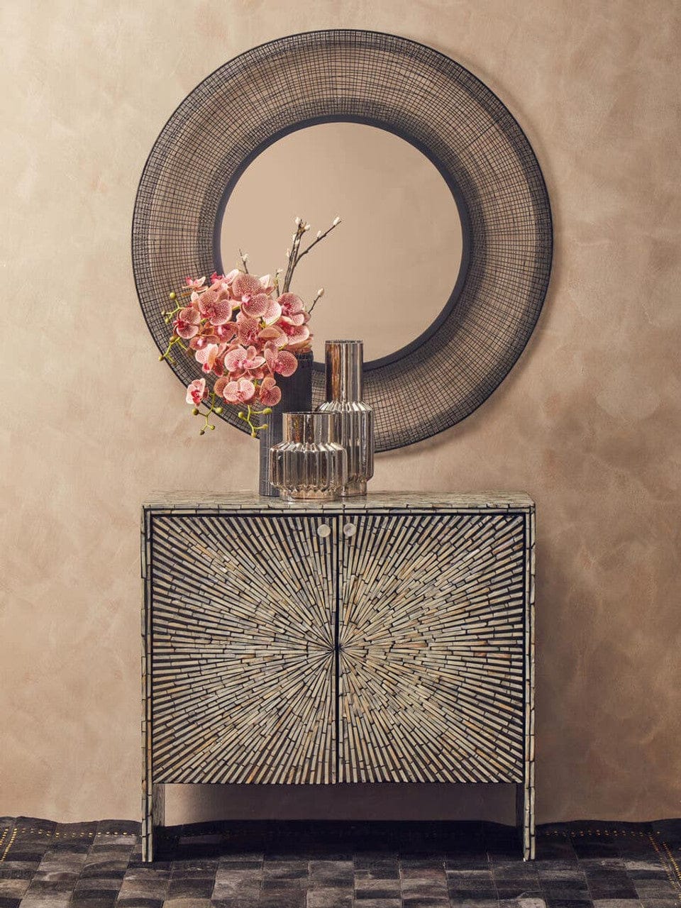Noosa & Co. Mirrors Trento Circular Wall Mirror House of Isabella UK