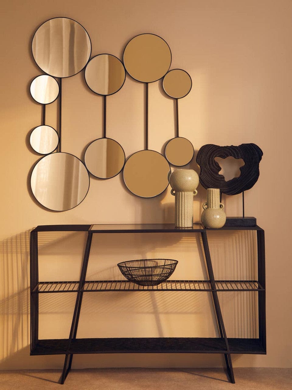 Noosa & Co. Mirrors Trento Multi Circle Wall Mirror House of Isabella UK