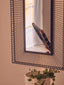 Noosa & Co. Mirrors Trento Wall Mirror with Black Metal Frame House of Isabella UK