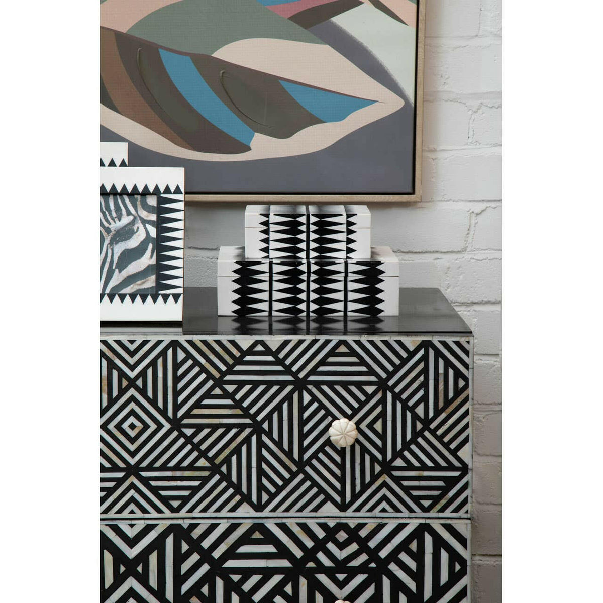 Fusion Monochrome Chest of Drawers.