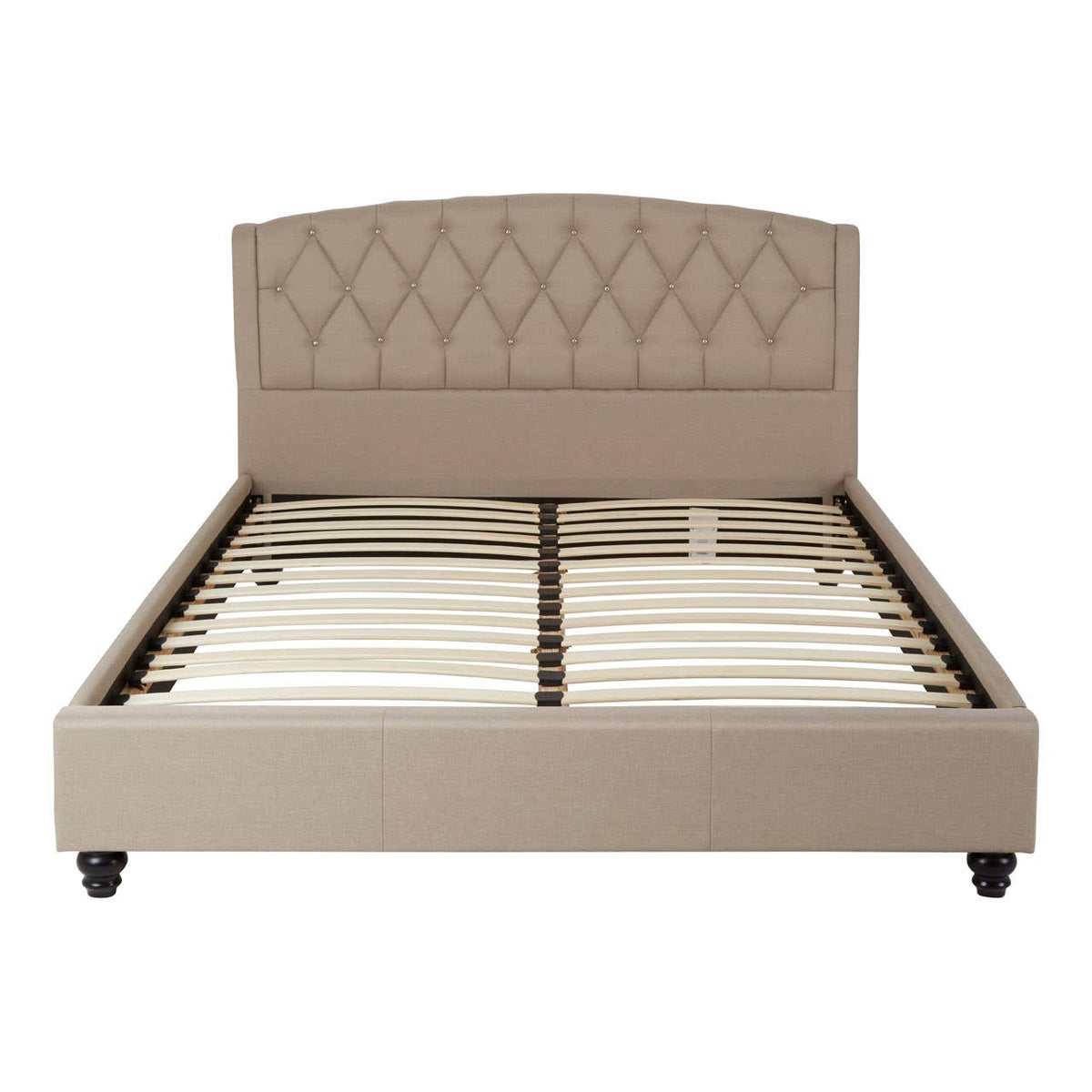 Josephine Beige Kingsize Bed.