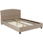 Josephine Beige Kingsize Bed.