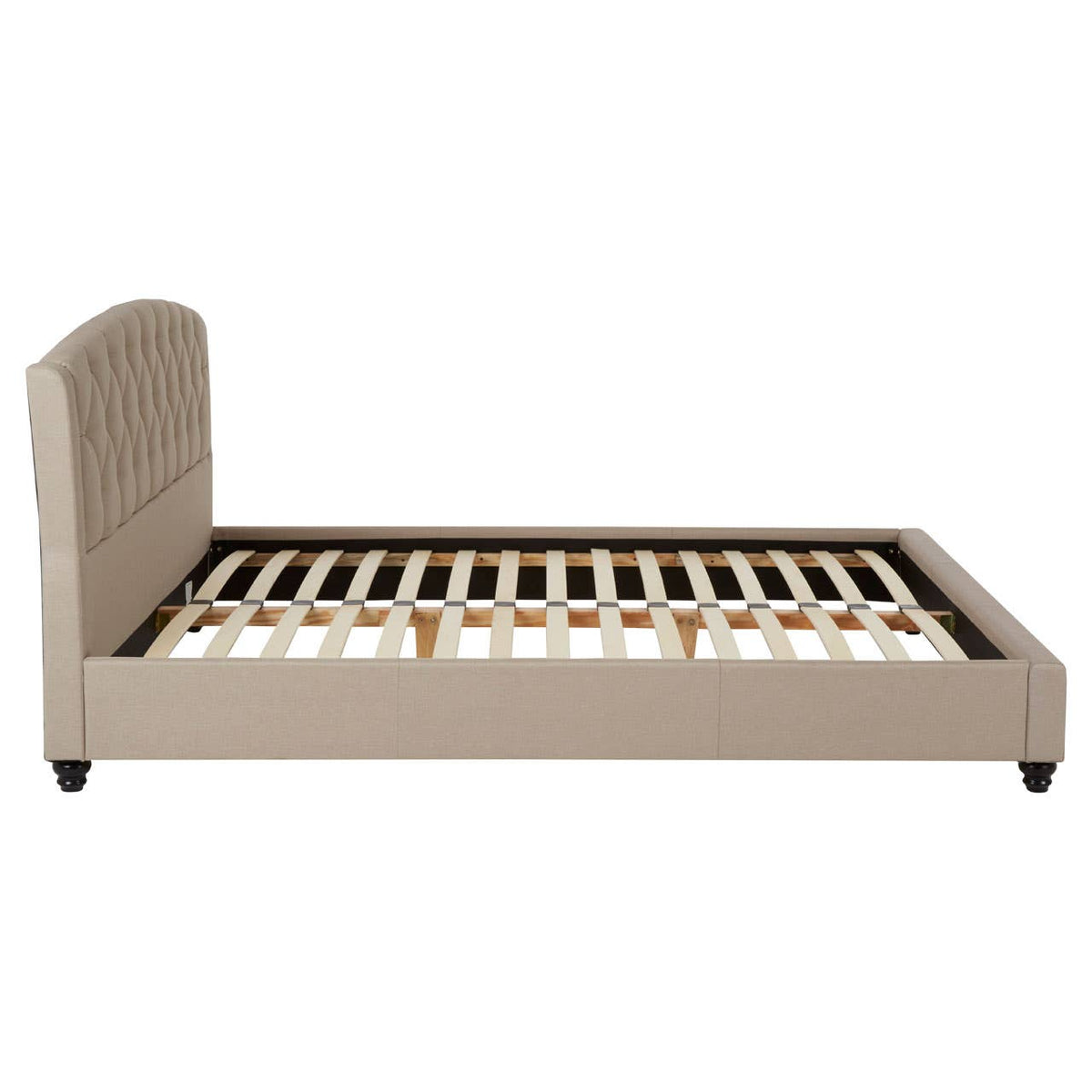 Josephine Beige Kingsize Bed.