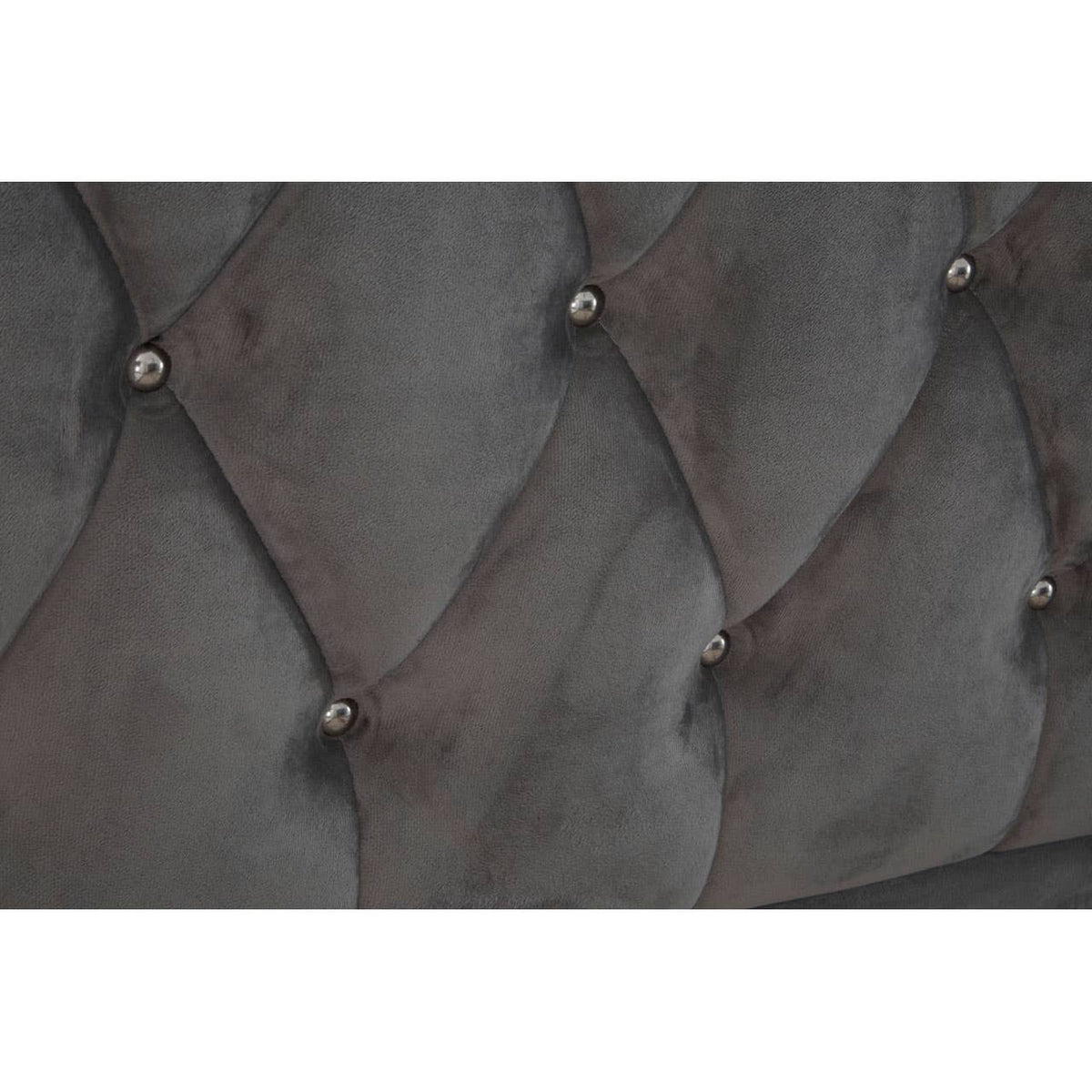 Josephine Velvet Kingsize Bed.