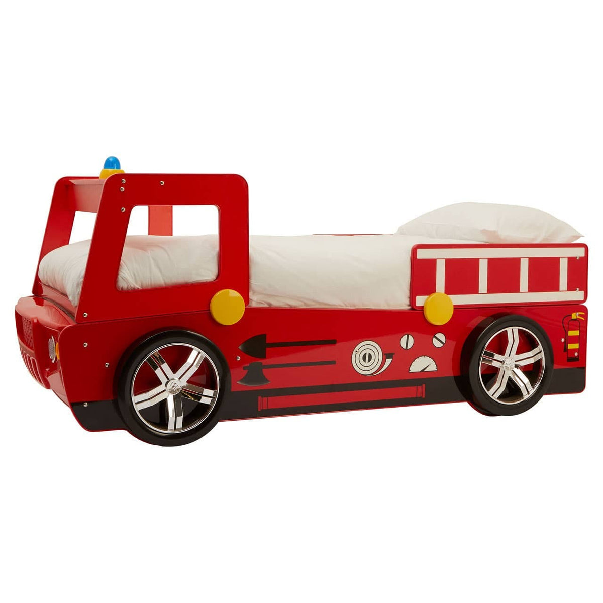 Kids Red Fire Engine Bed.