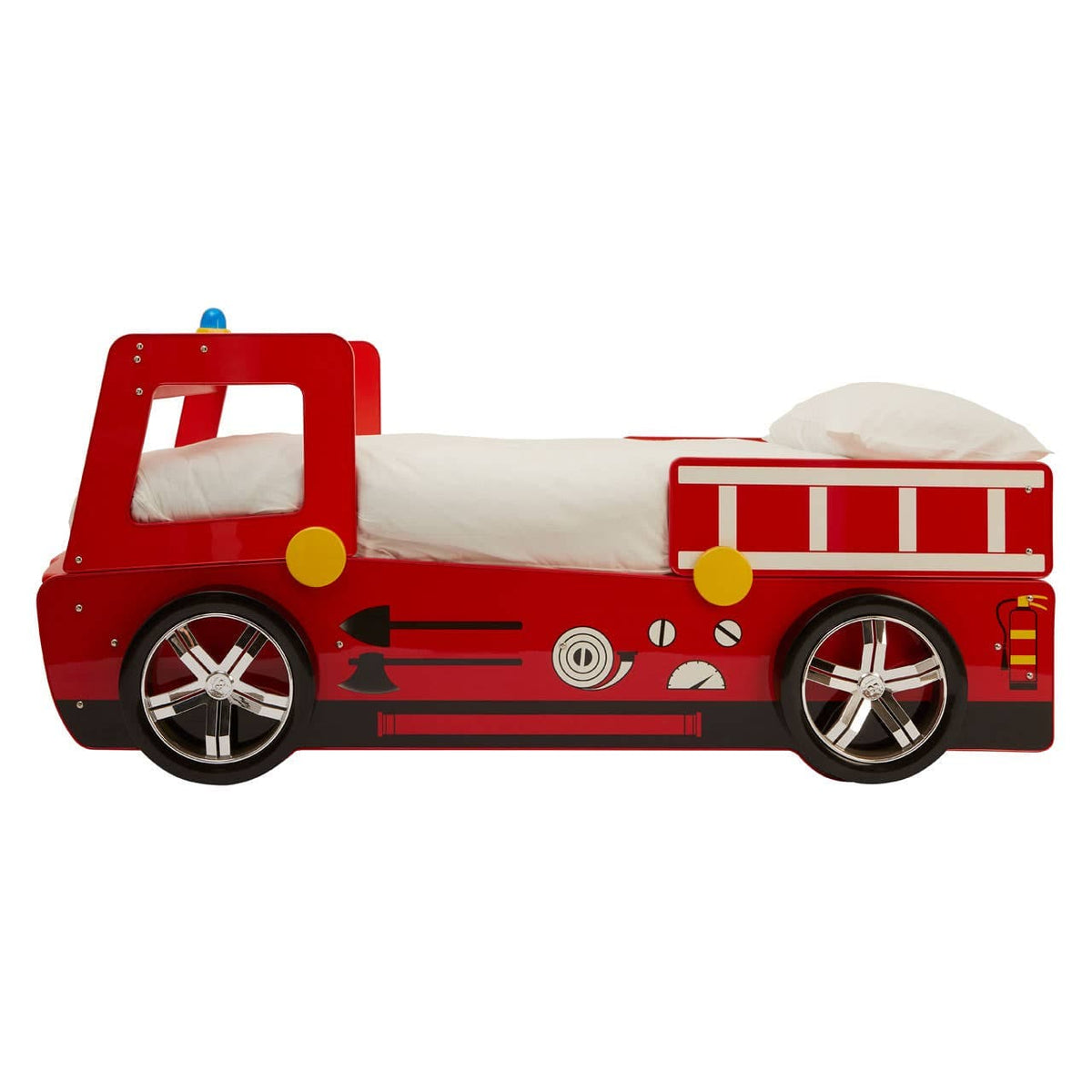 Kids Red Fire Engine Bed.